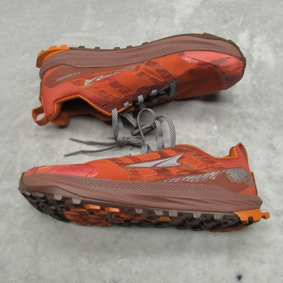 Altra x And Wander Womens 10 Running Shoes Orange Lone Peak 9+ Lightweight Trail - Picture 4 of 16